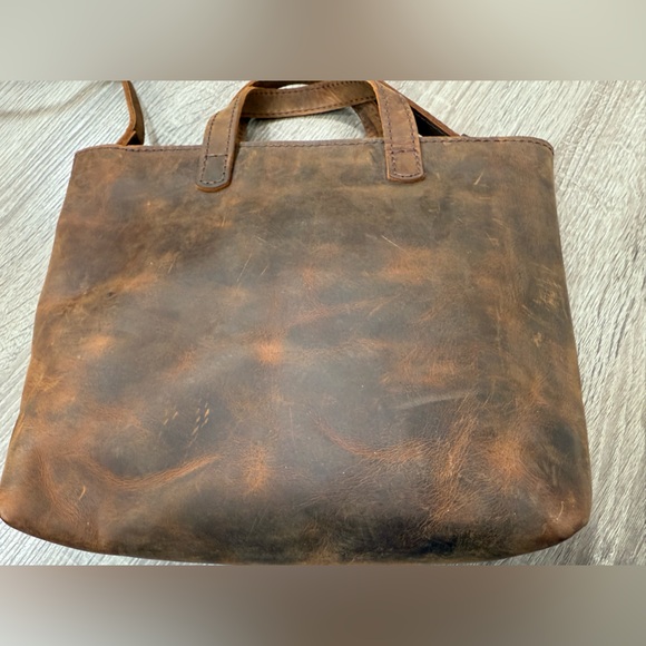 Portland Leather Goods Mini Crossbody Tote in Canyon - Picture 6 of 9